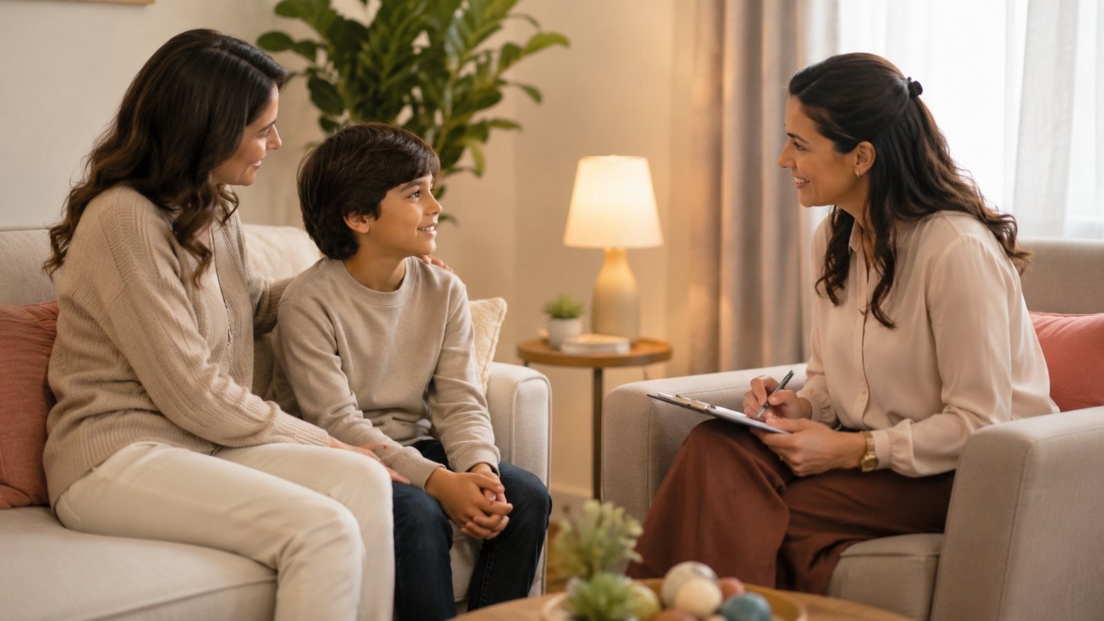 Çocuk ve aile psikolojik danışmanlığı görüşmesi